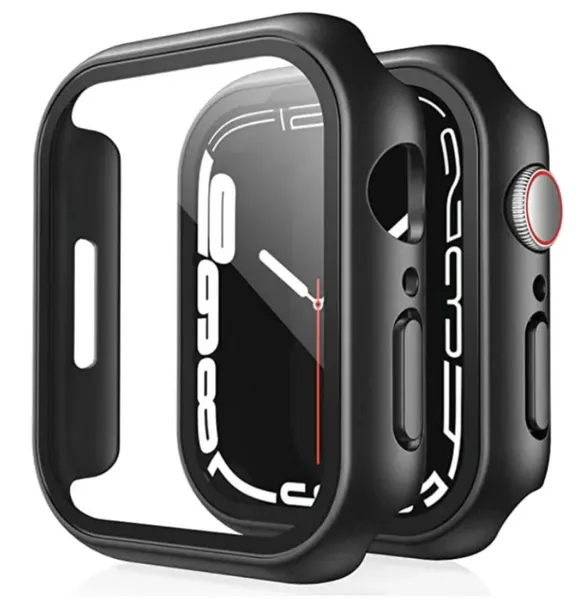 Apple Watch Series7 45mm Case with Tempered Glass Screen Protector